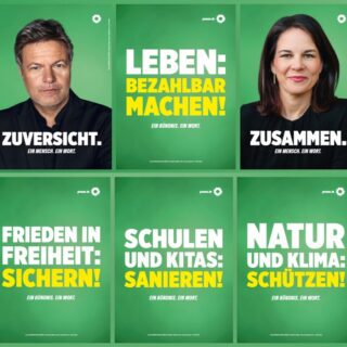 Die GRÜNEN stehen für sinnvolle Inhalte, die uns alle angehen. Wie schon immer. Keine Klientelpolitik für die oberen Zehntausend. Für Frieden, Freiheit und Demokratie in der Ukraine und überall.