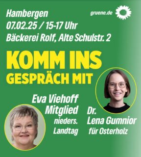 Gerade in den Zeiten, in denen die Feinde der Demokratie stärker werden, setzen wir uns umso stärker dafür ein.
Kommt am 7. Februar und diskutiert mit uns. Unser Programm hat mehr zu bieten.